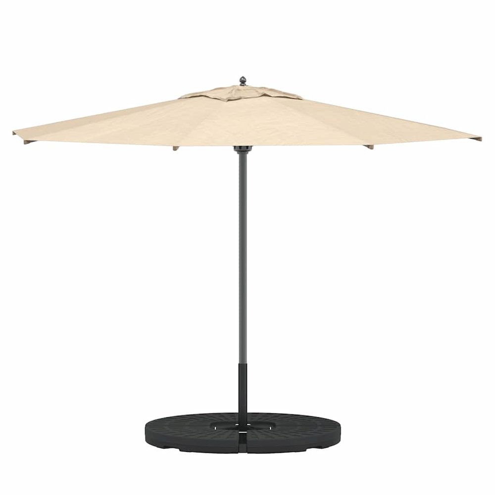 Umbrella Base Black HDPE Plastic Large Heavy Weight Endurance. Picture 5