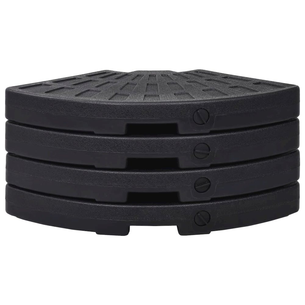 Umbrella Base Black HDPE Plastic Large Heavy Weight Endurance. Picture 6