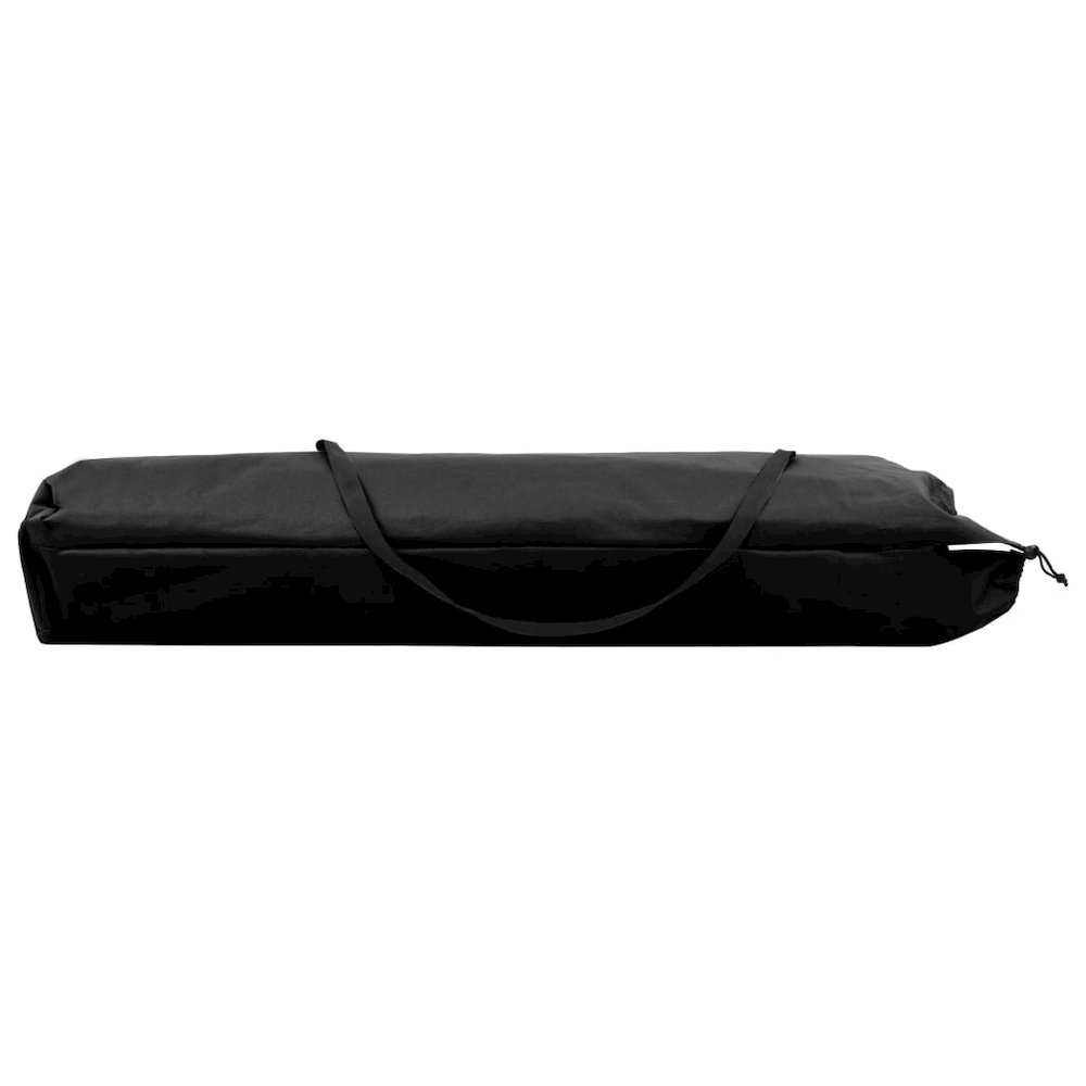 Sun Lounger Black Steel frame Double Foldable Sun Lounger. Picture 7