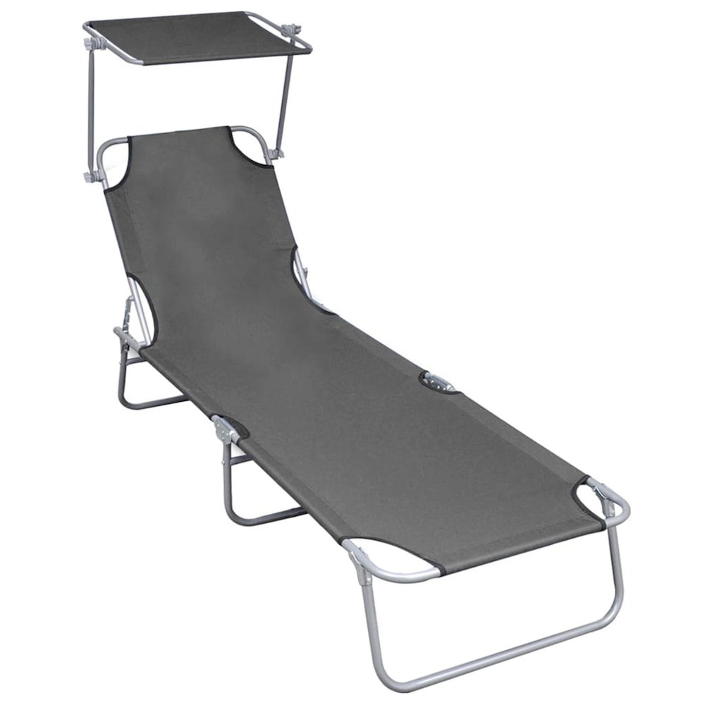 Sunlounger Gray. Picture 1