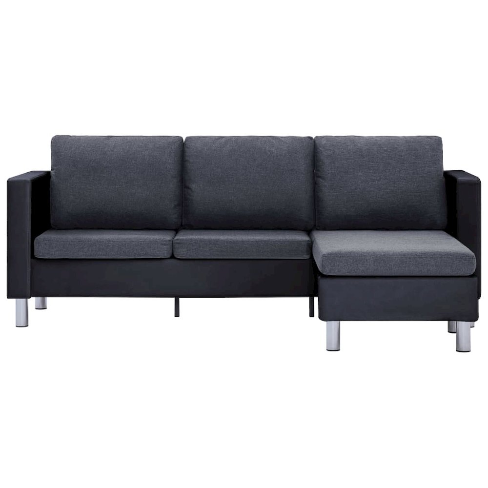 Sofa Black (sofa), Dark Gray (cushions). Picture 3