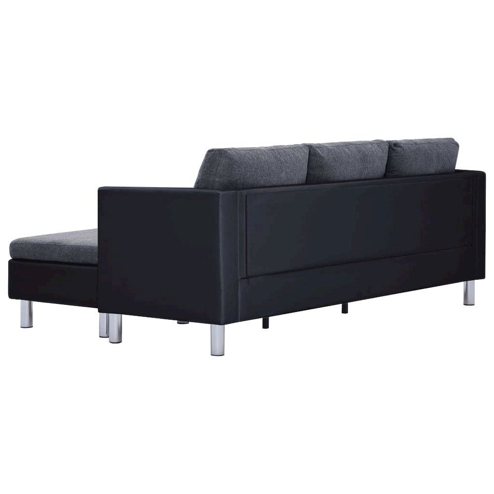 Sofa Black (sofa), Dark Gray (cushions). Picture 5