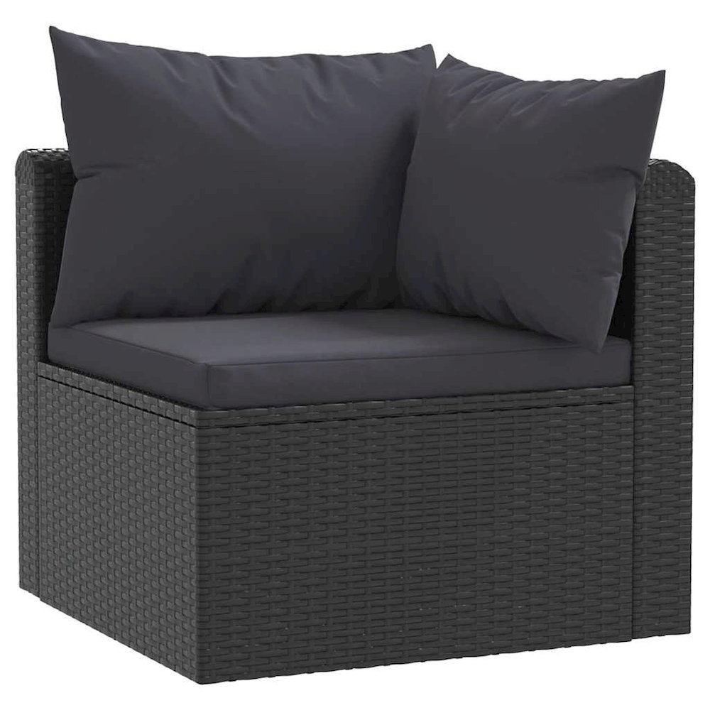 Garden Sofa Black. Picture 3