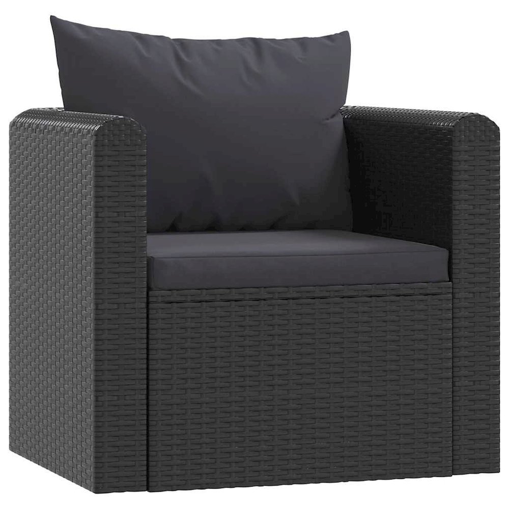 Garden Sofa Black. Picture 6