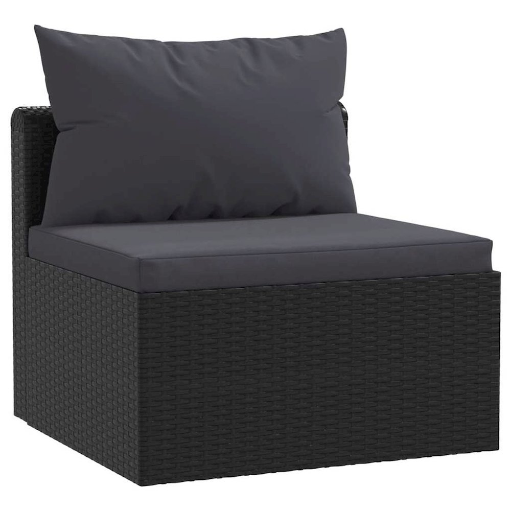Garden Sofa Black. Picture 8