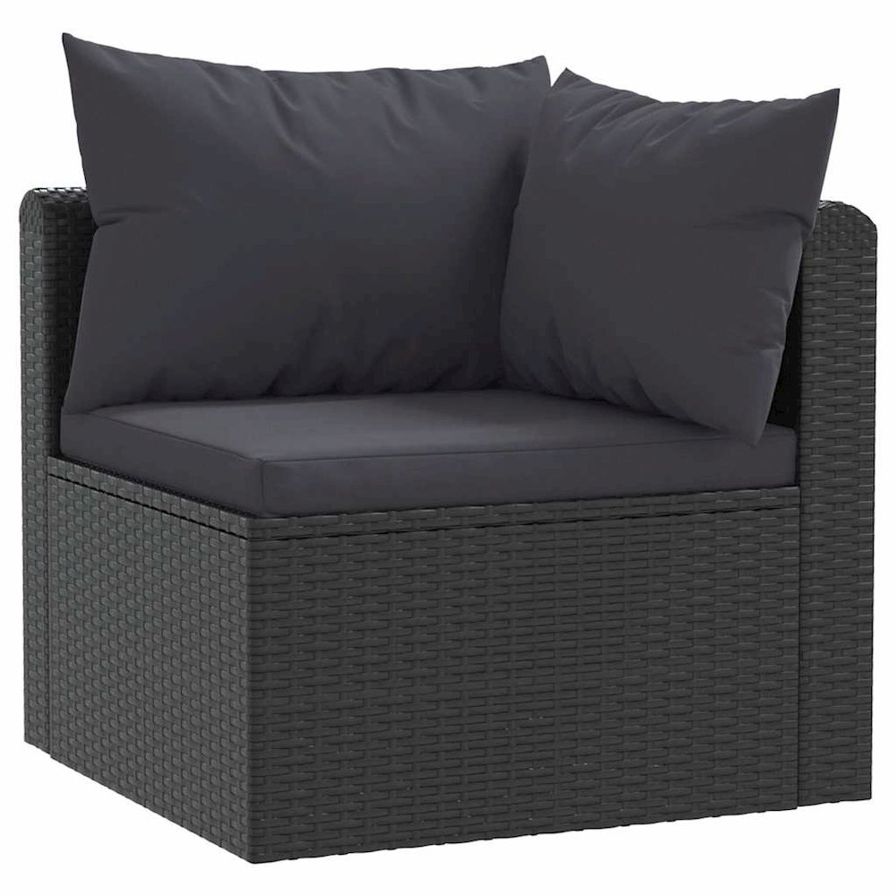 Garden Sofa Black. Picture 3