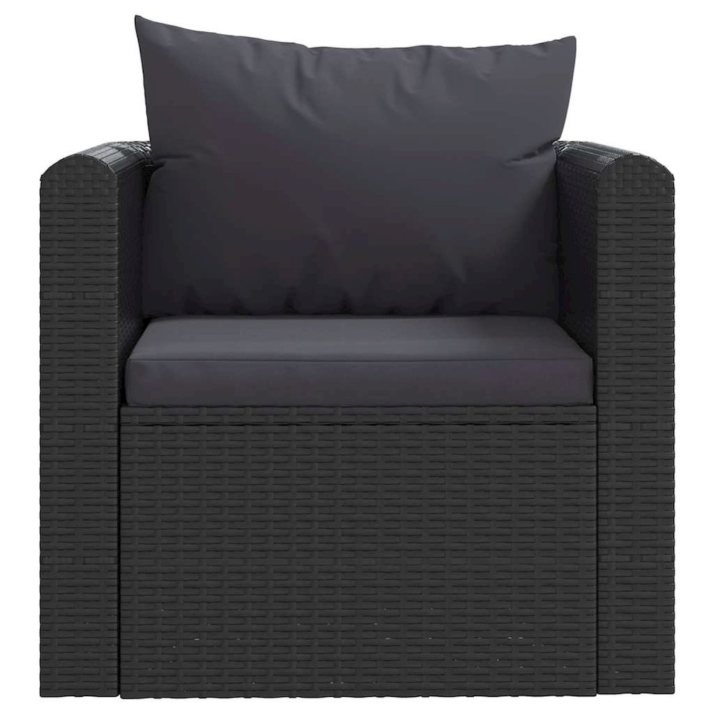 Garden Sofa Black. Picture 6