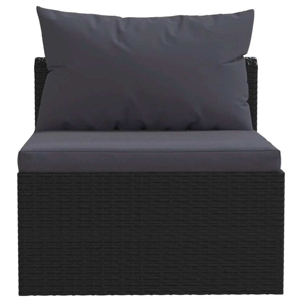 Garden Sofa Black. Picture 8