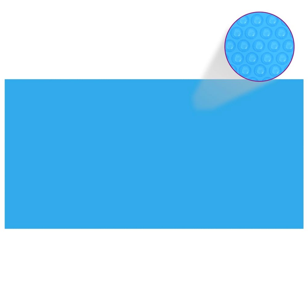Pool Cover Blue Polyethylene Large Foldable. Picture 1
