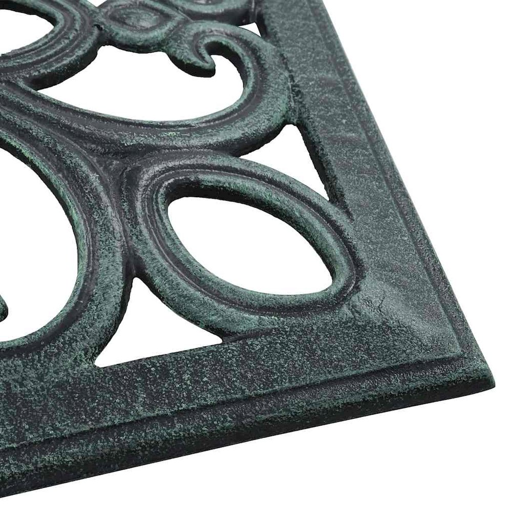 Umbrella Base Green Cast iron 26.5 lbs Durable Umbrella Base. Picture 10