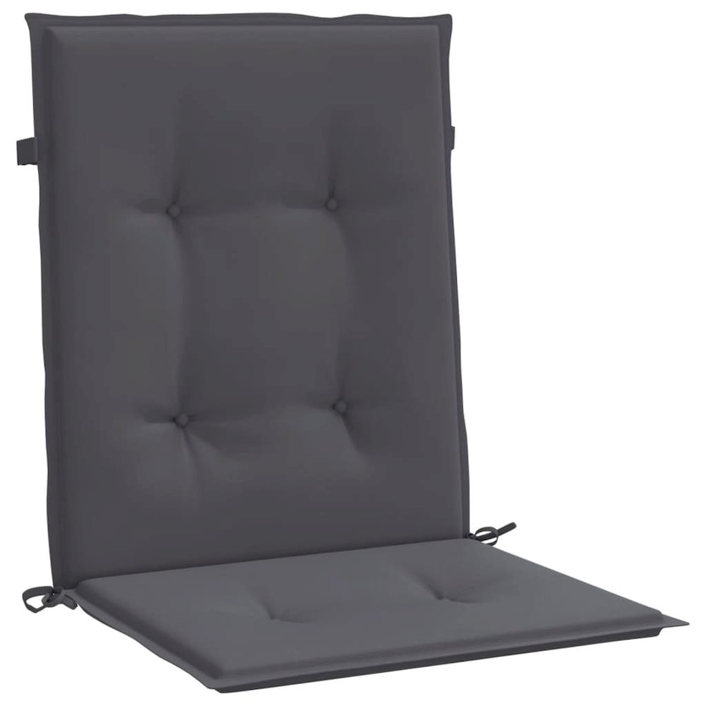 Lowback Chair Cushion Set of 4 Anthracite. Picture 5