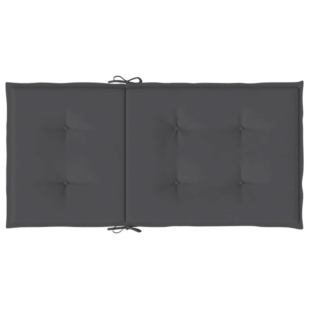 Lowback Chair Cushion Set of 4 Anthracite. Picture 7