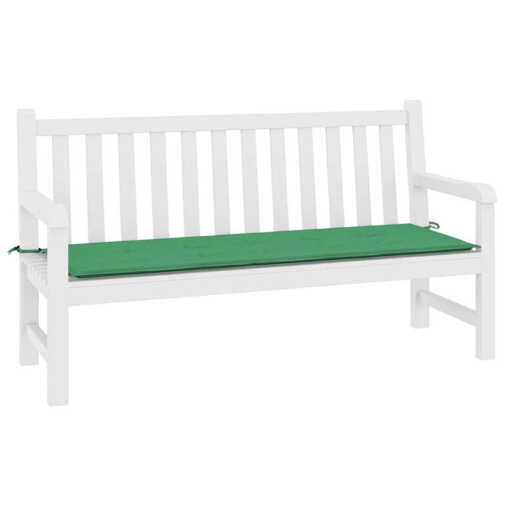 Garden Bench Cushion Green Oxford fabric Large. Picture 3
