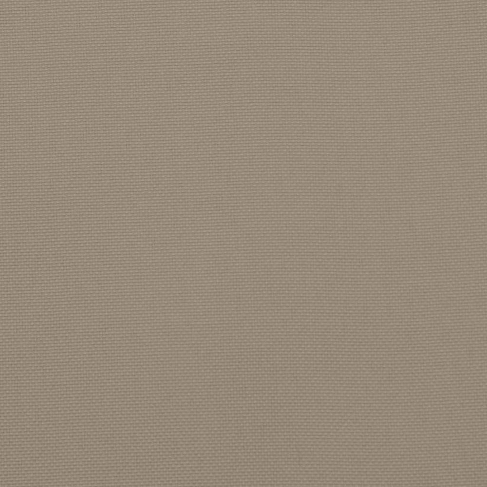 Garden Bench Cushion Taupe 100% polyester 59.1 x 19.7 x 1.6 in. Picture 7