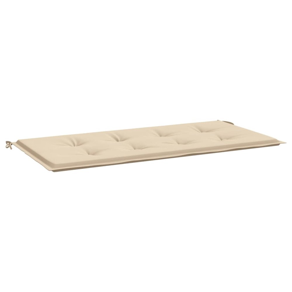 Garden Bench Cushion Beige Oxford fabric, Foam fiber 39.4 x 19.7 in. Picture 2