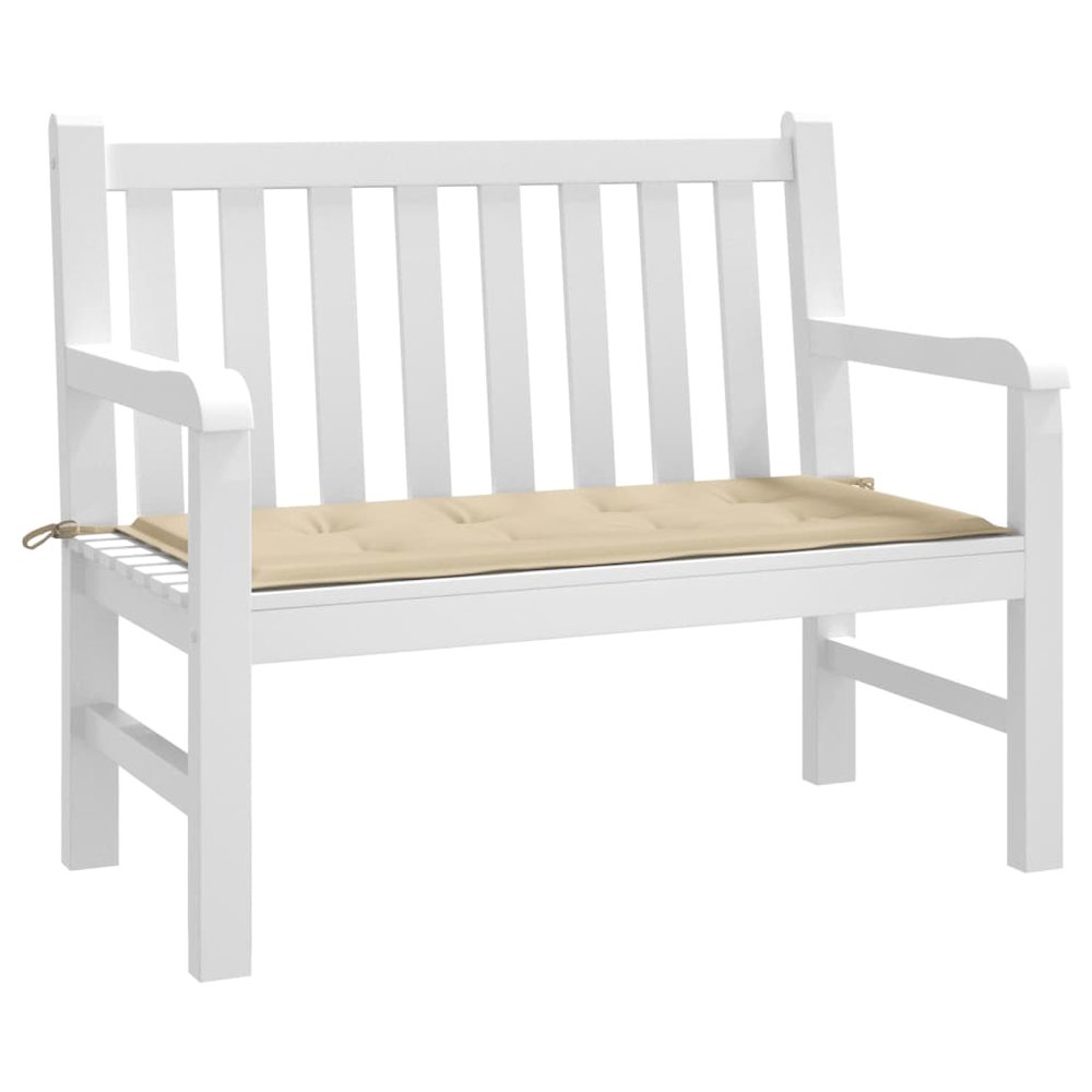 Garden Bench Cushion Beige Oxford fabric, Foam fiber 39.4 x 19.7 in. Picture 3