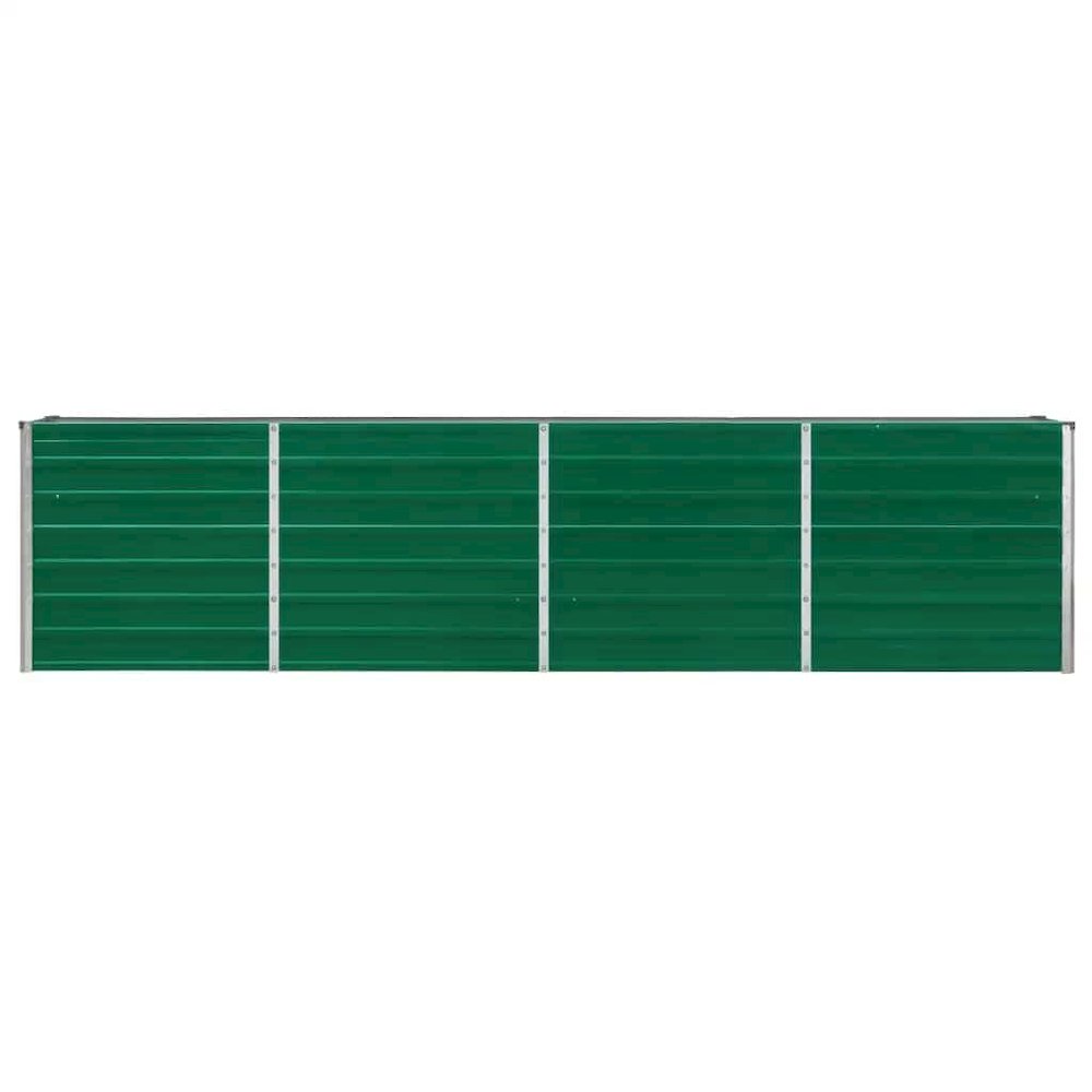 Raised Garden Bed Green Galvanized steel Large Sturdy. Picture 6