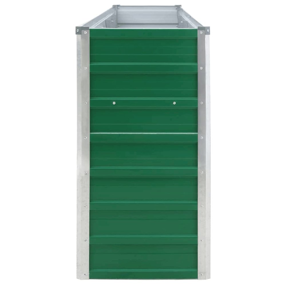 Raised Garden Bed Green Galvanized steel Large Sturdy. Picture 7