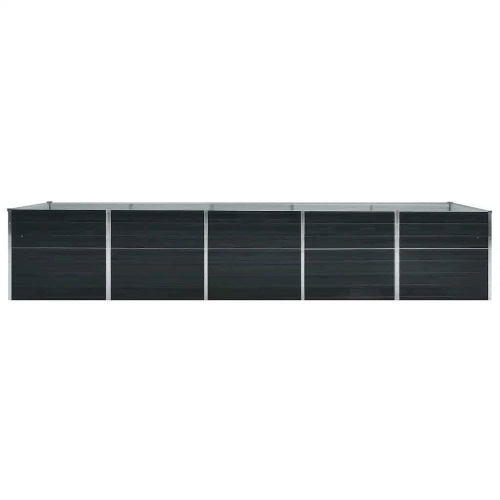 Raised Bed Anthracite Galvanized steel 157.5 x 31.5 x 30.3 in. Picture 6