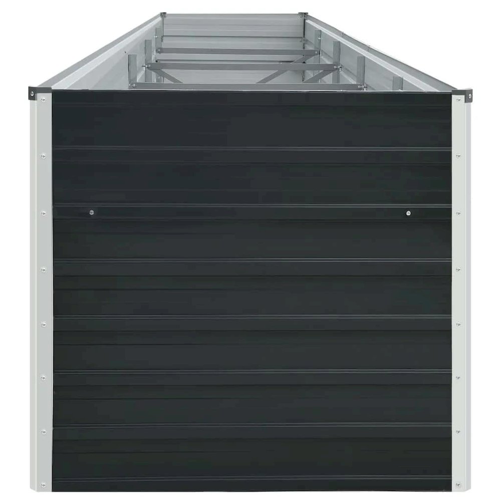 Raised Bed Anthracite Galvanized steel 157.5 x 31.5 x 30.3 in. Picture 7