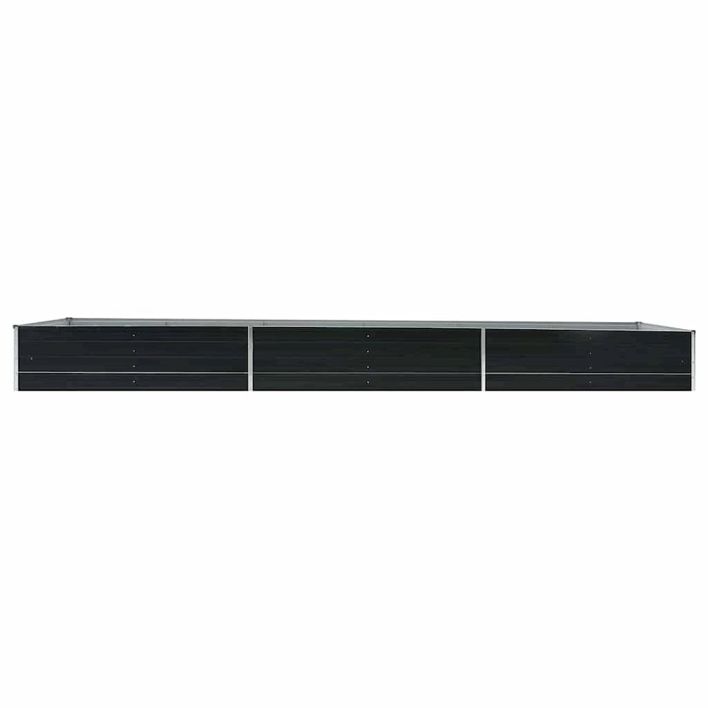 Raised Bed Anthracite Galvanized Steel 189.0 x 31.5 x 17.7 in. Picture 5