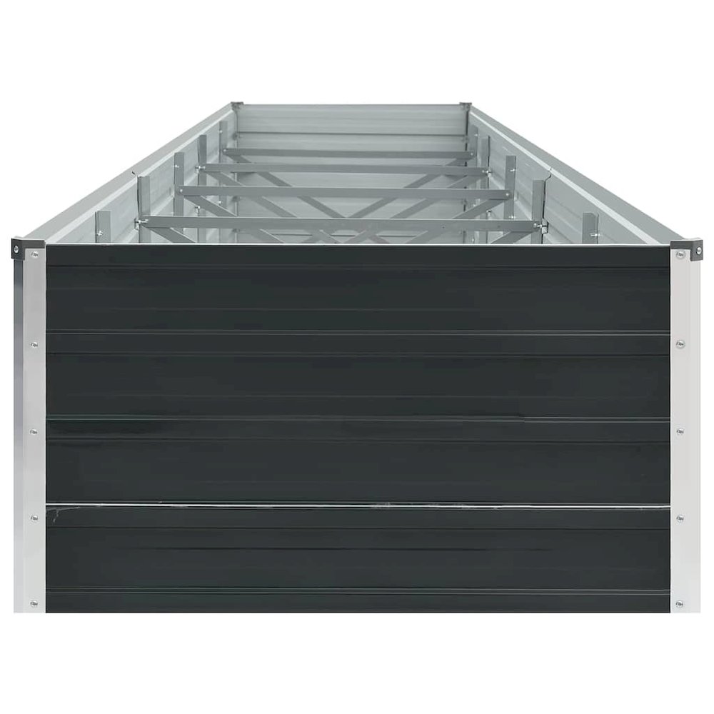 Raised Bed Anthracite Galvanized Steel 189.0 x 31.5 x 17.7 in. Picture 6