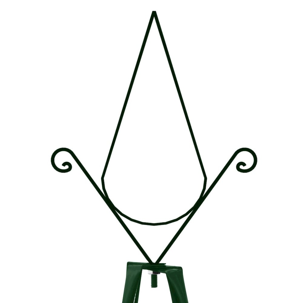 Climbing Plant Rack Set of 2 Dark green Powder-coated iron. Picture 4