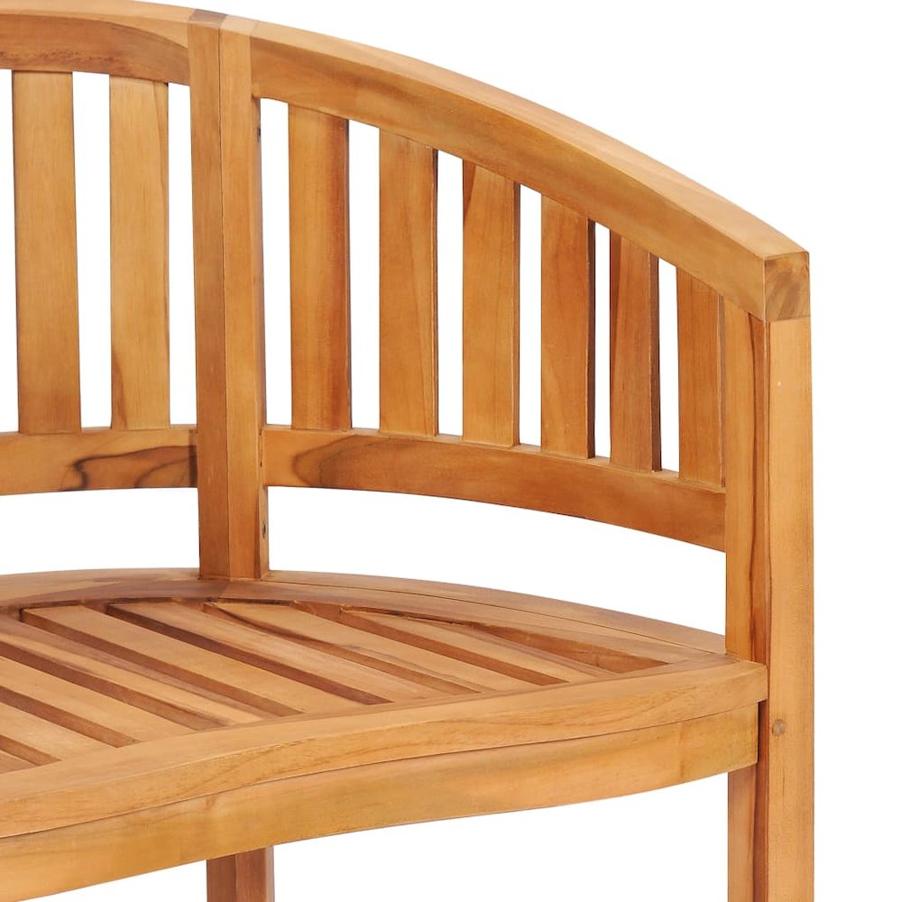 Garden Chair Set of 2 Natural Teak Teak Wood Standard. Picture 8