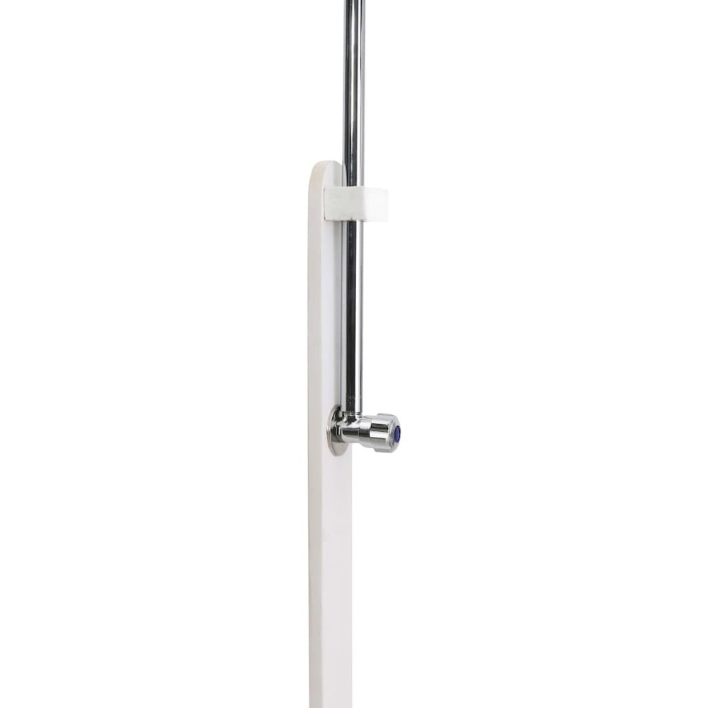 Garden Shower White Solid fir wood with oil finish, stainless steel. Picture 7