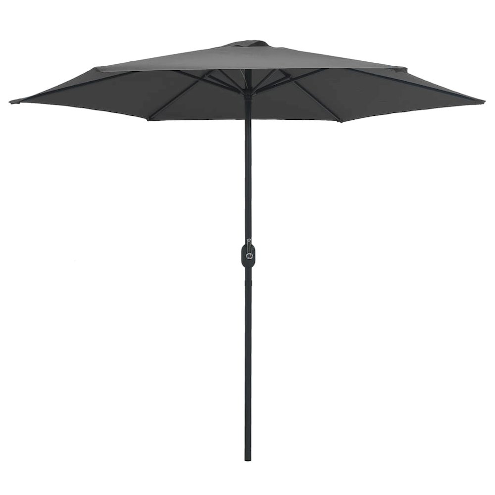 Garden Parasol Anthracite Aluminum 8.9 ft diameter. Picture 2