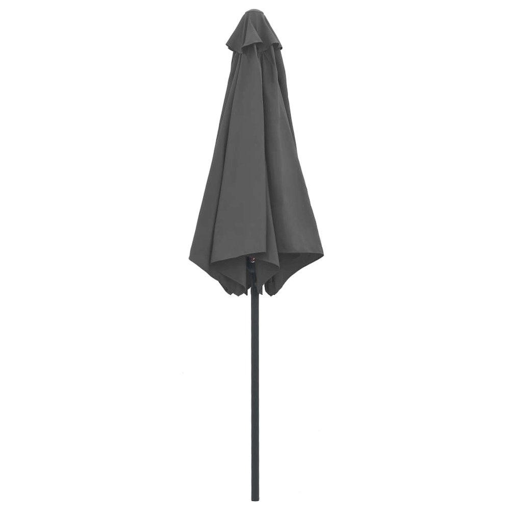 Garden Parasol Anthracite Aluminum 8.9 ft diameter. Picture 4
