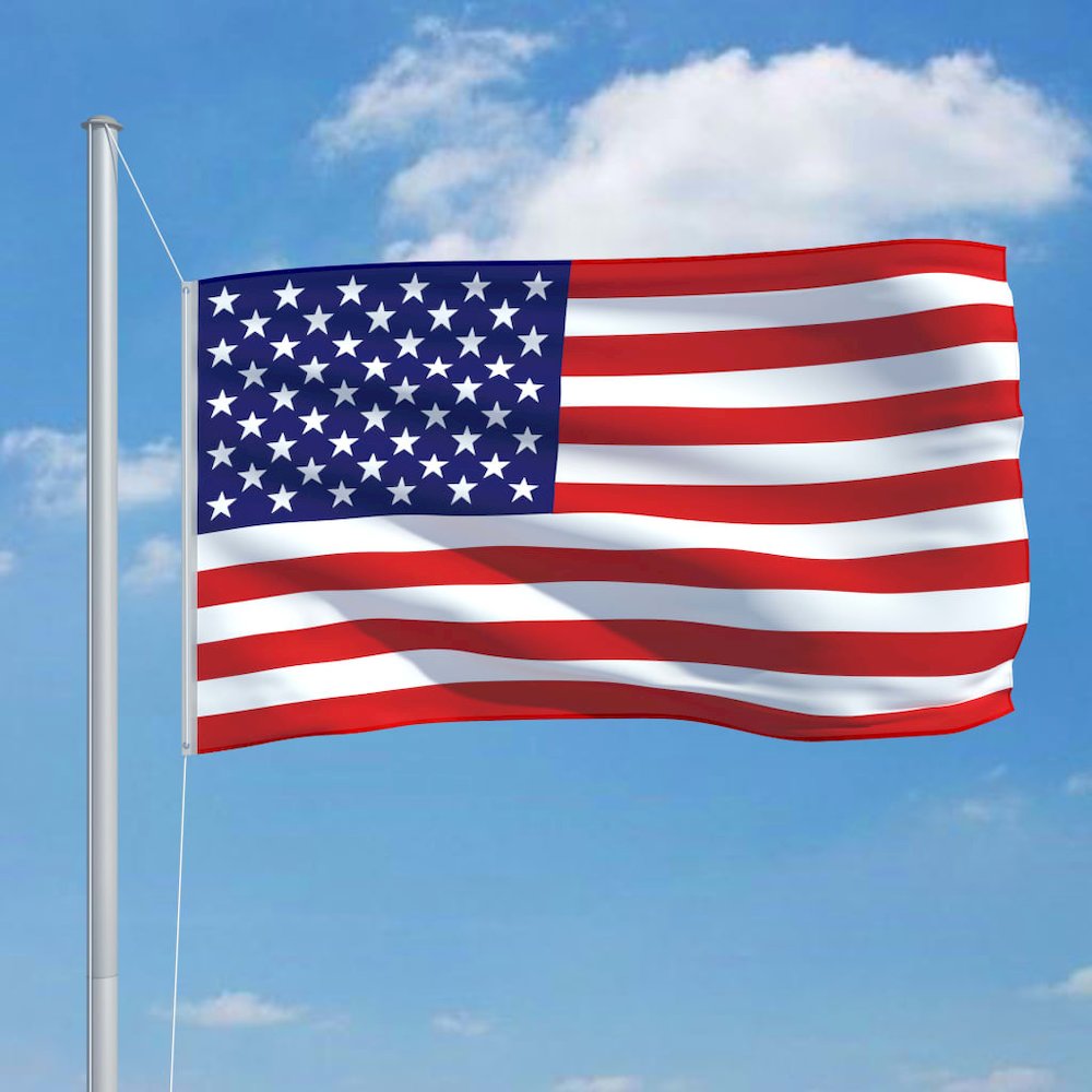 US Flag Multicolor 68D 100% polyester Large Durable US Flag. Picture 3