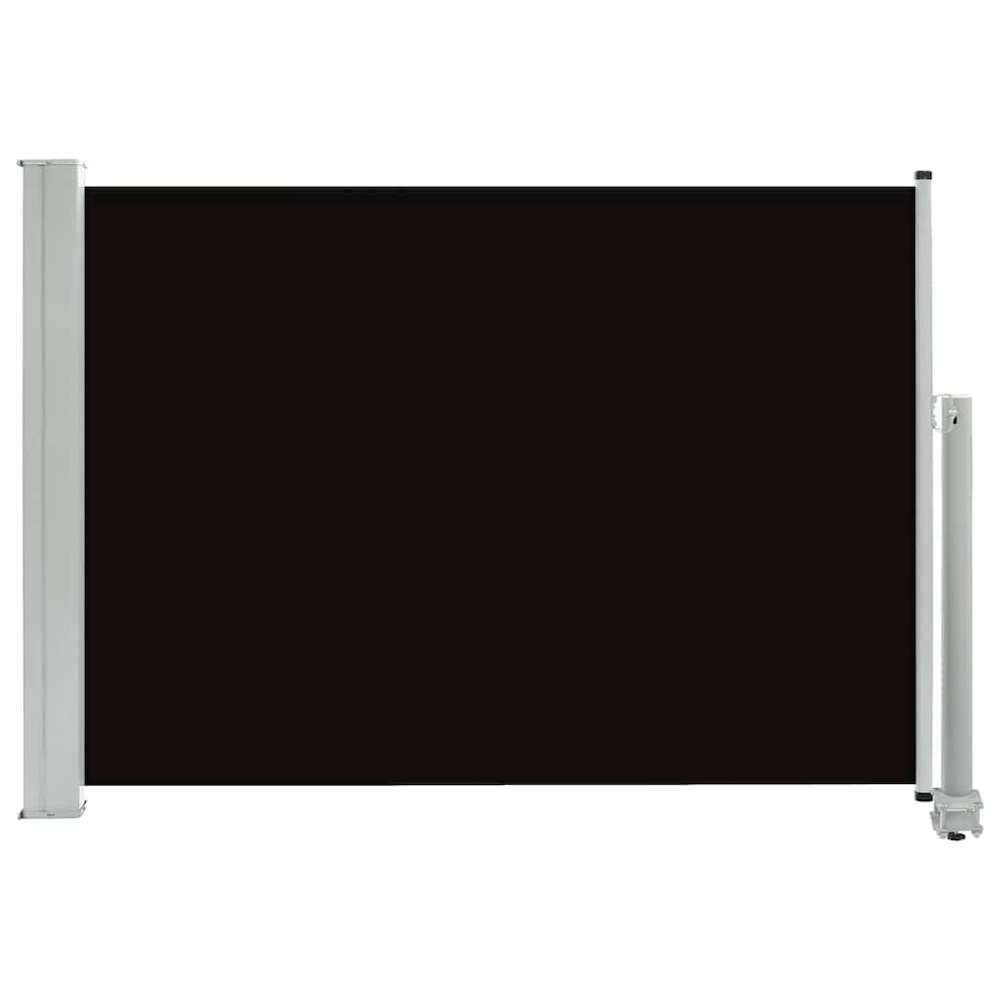 Side Awning Black and Grey Polyester with PU coating. Picture 1