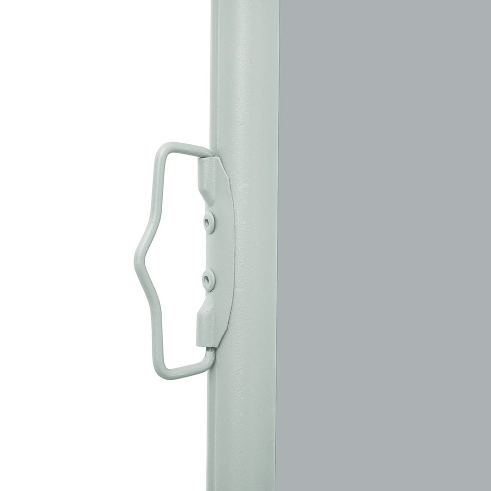 Side Awning Grey Polyester with PU coating, powder-coated iron. Picture 4