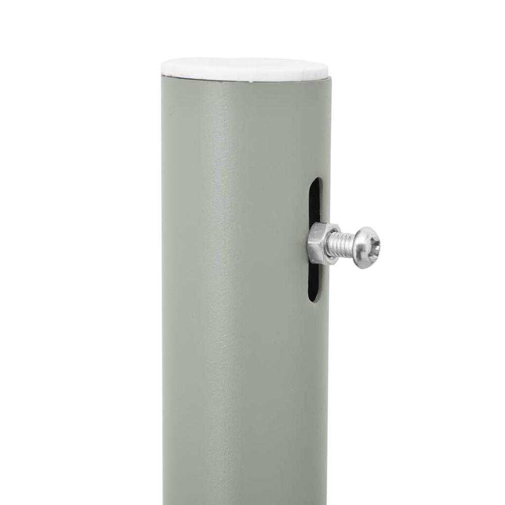 Side Awning Cream Polyester with PU coating, Powder-Coated Steel. Picture 5