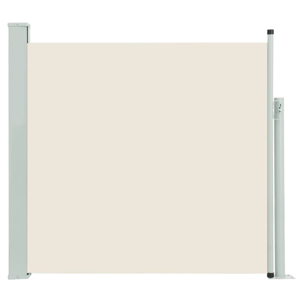 Side Awning Cream 100% Polyester fabric and Powder-coated steel. Picture 2