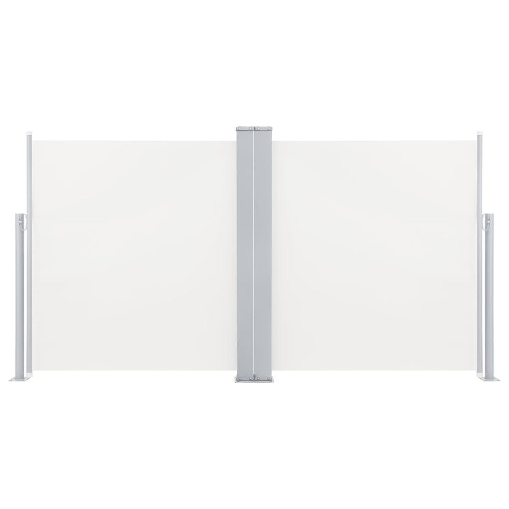 Side Awning Cream Polyester with PU coating 47.2 x 236.2 in. Picture 4