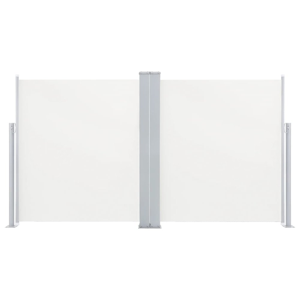 Side Awning Cream Polyester with PU coating 55.1 x 236.2 in. Picture 4