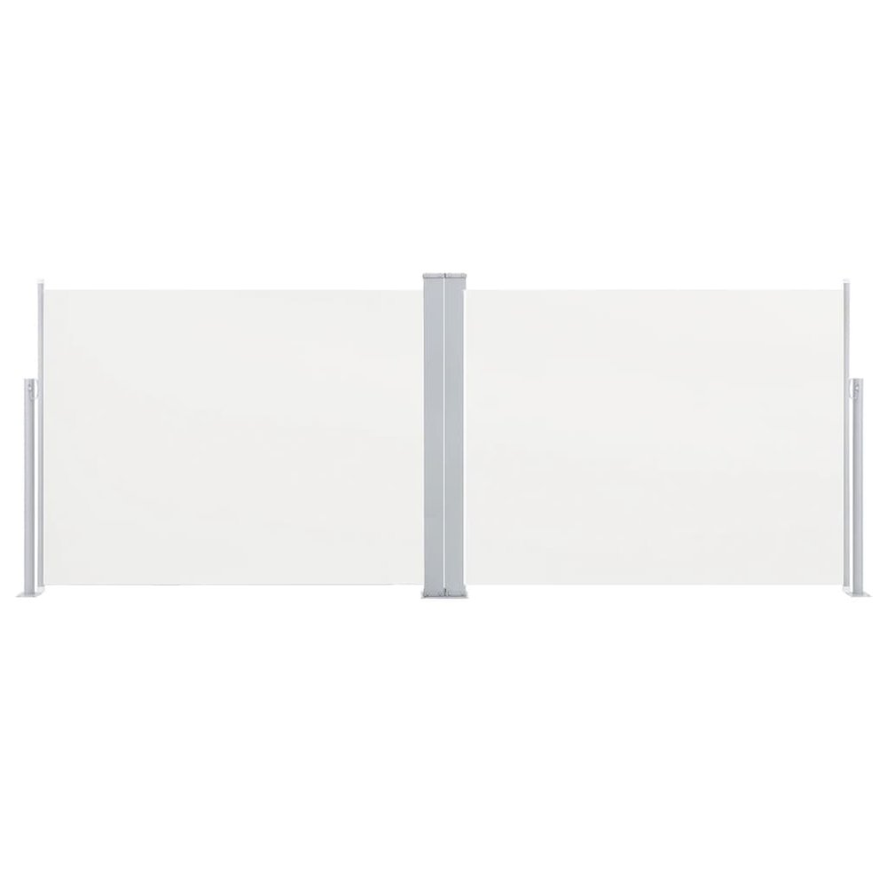Side Awning Cream Polyester with PU coating 55.1 x 393.7 in. Picture 4