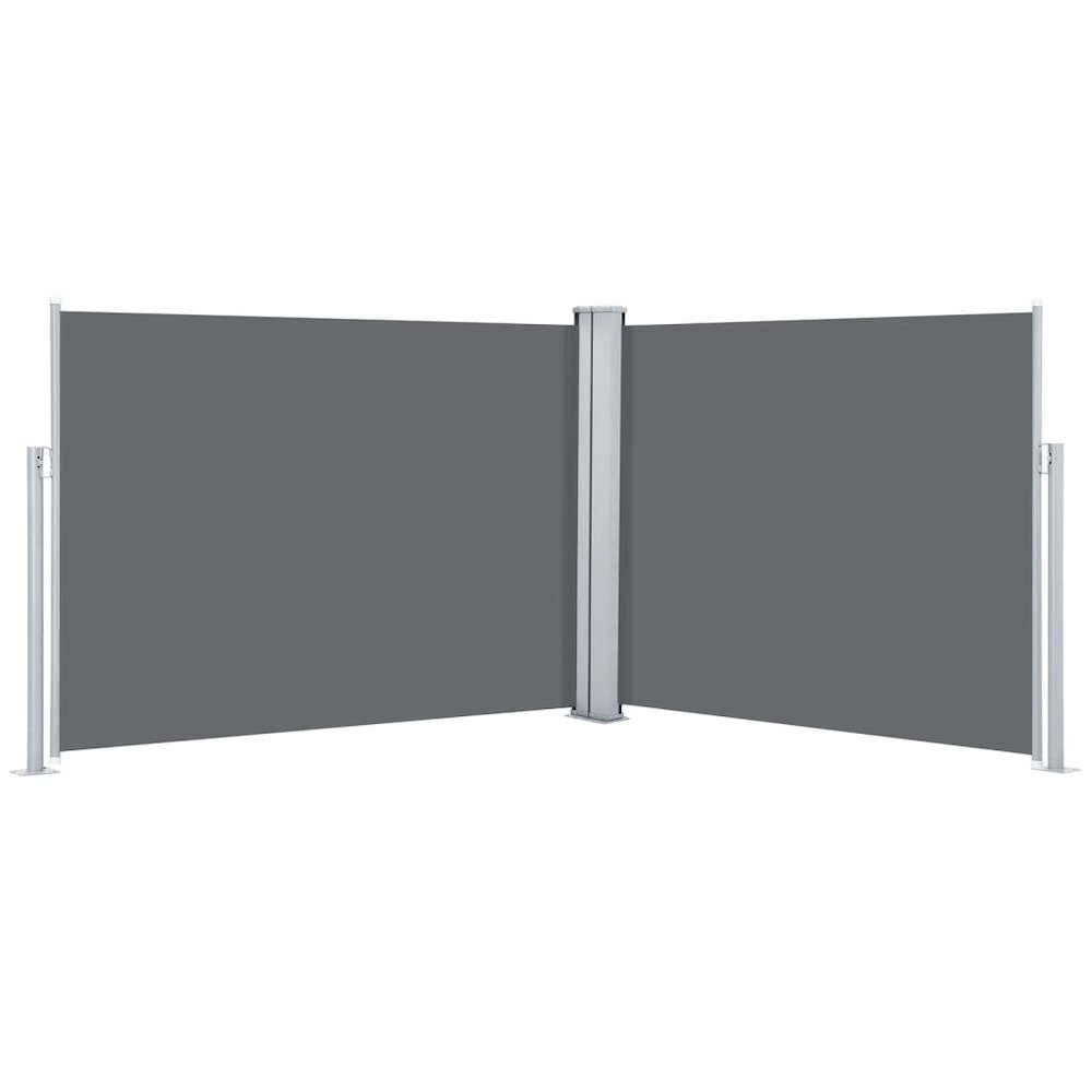 Side Awning Anthracite Polyester with PU coating, steel, aluminum. Picture 2