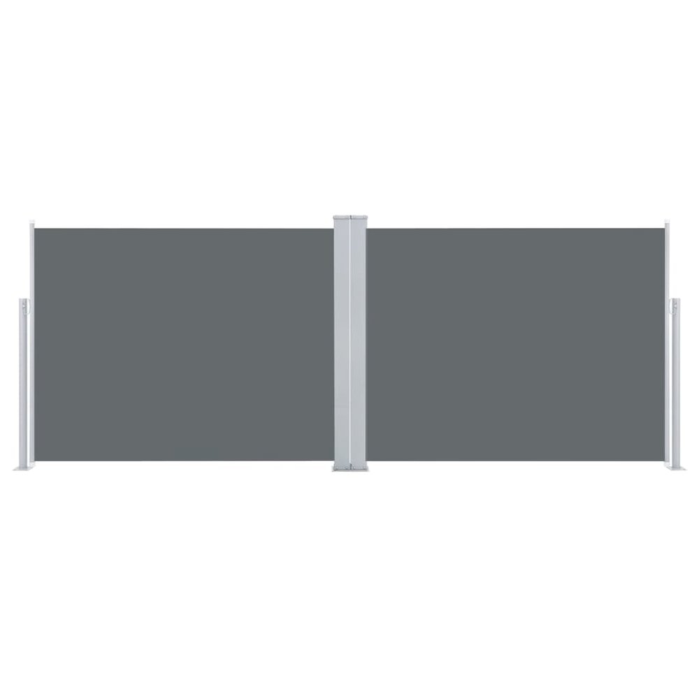 Side Awning Anthracite Polyester with PU coating, steel, aluminum. Picture 4