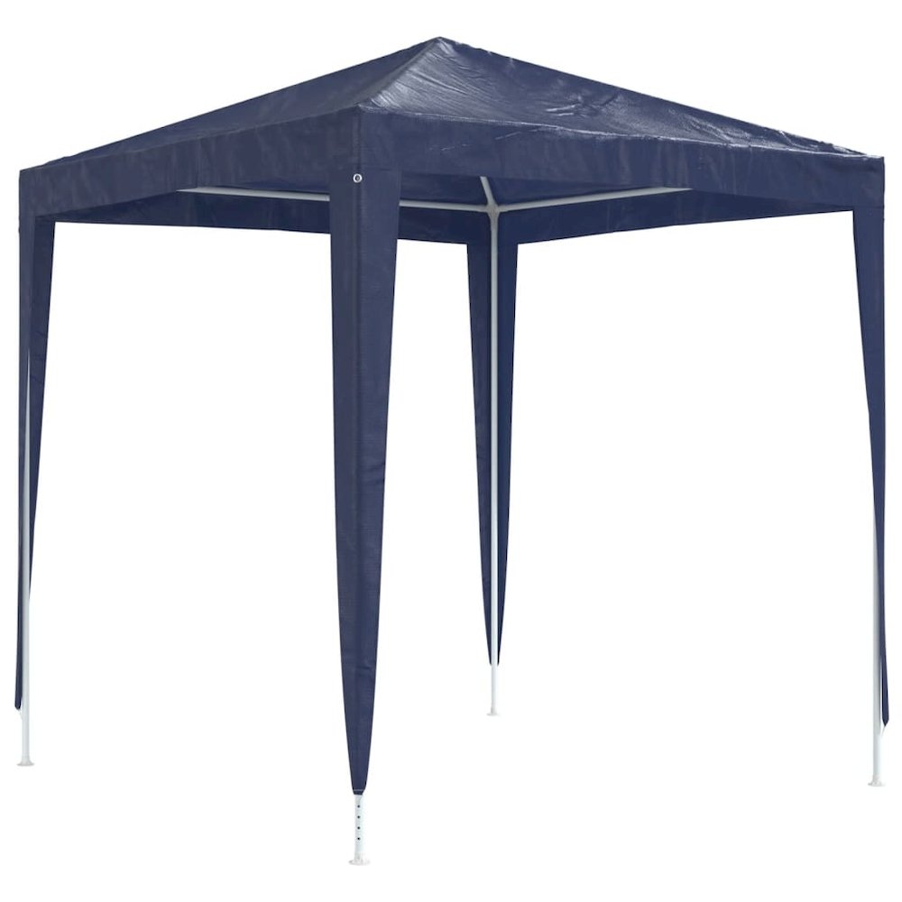 Party Tent Blue Polyethylene 6.6 x 6.6 ft UV-resistant. Picture 2