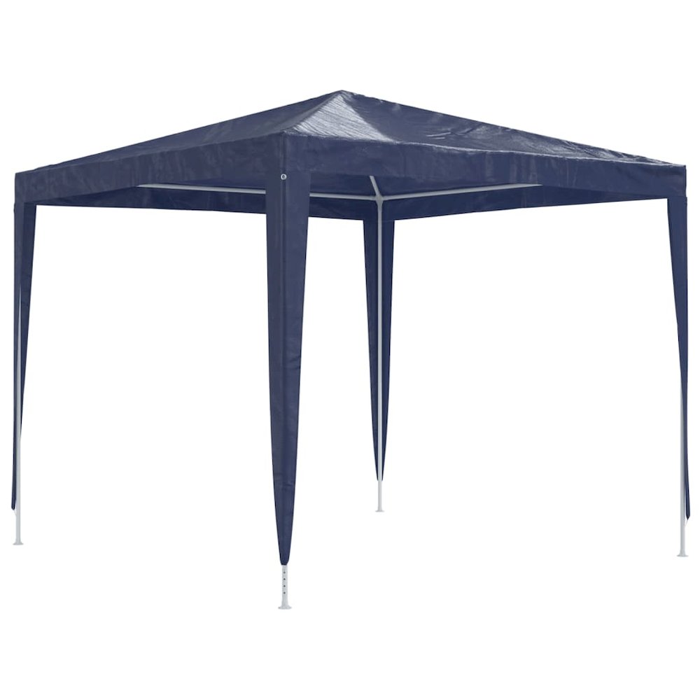 Party Tent Blue Polyethylene, Iron Large UV-resistant materials. Picture 2