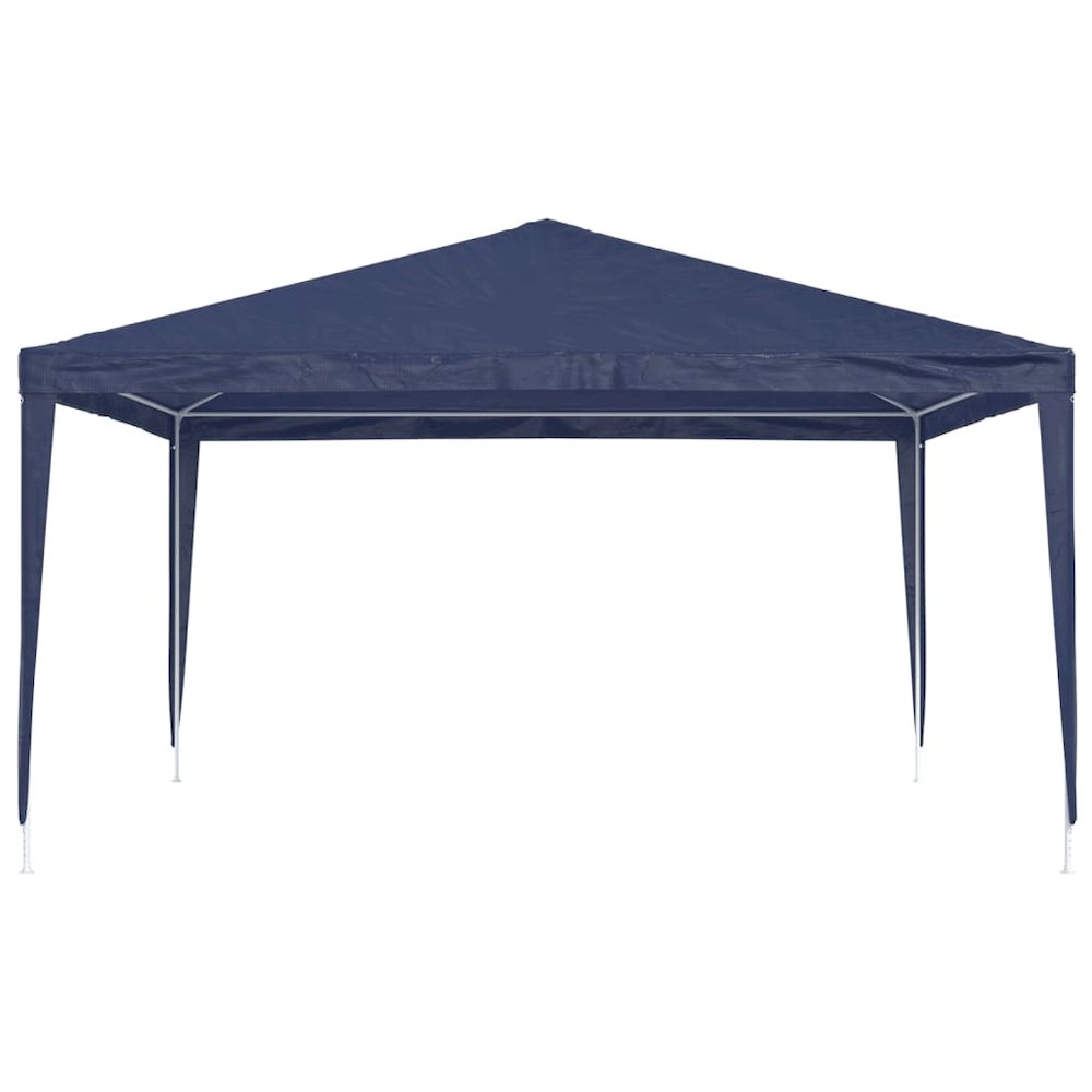 Party Tent Blue Polyethylene, Iron Large Sturdy Party Tent. Picture 3