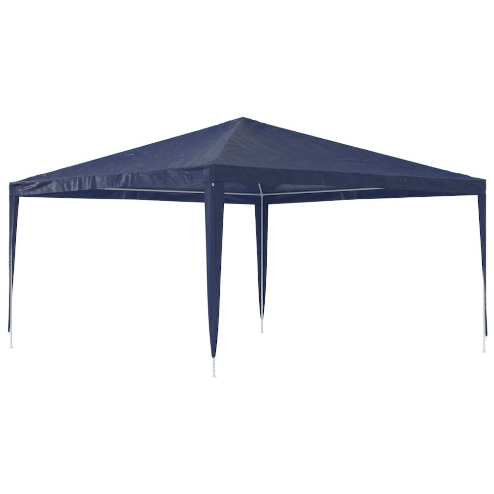 Party Tent Blue Polyethylene, Iron Large Sturdy Party Tent. Picture 5
