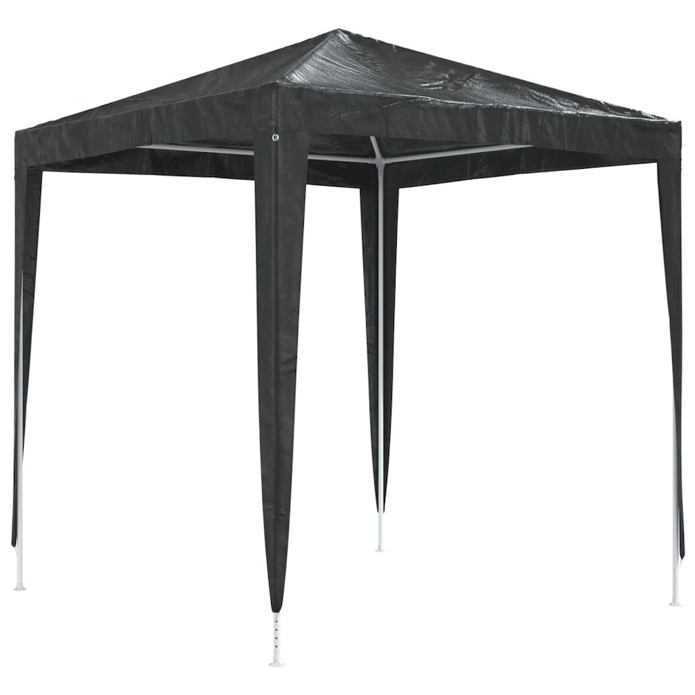 Party Tent Anthracite Polyethylene, Steel 6.6ft x 6.6ft. Picture 2