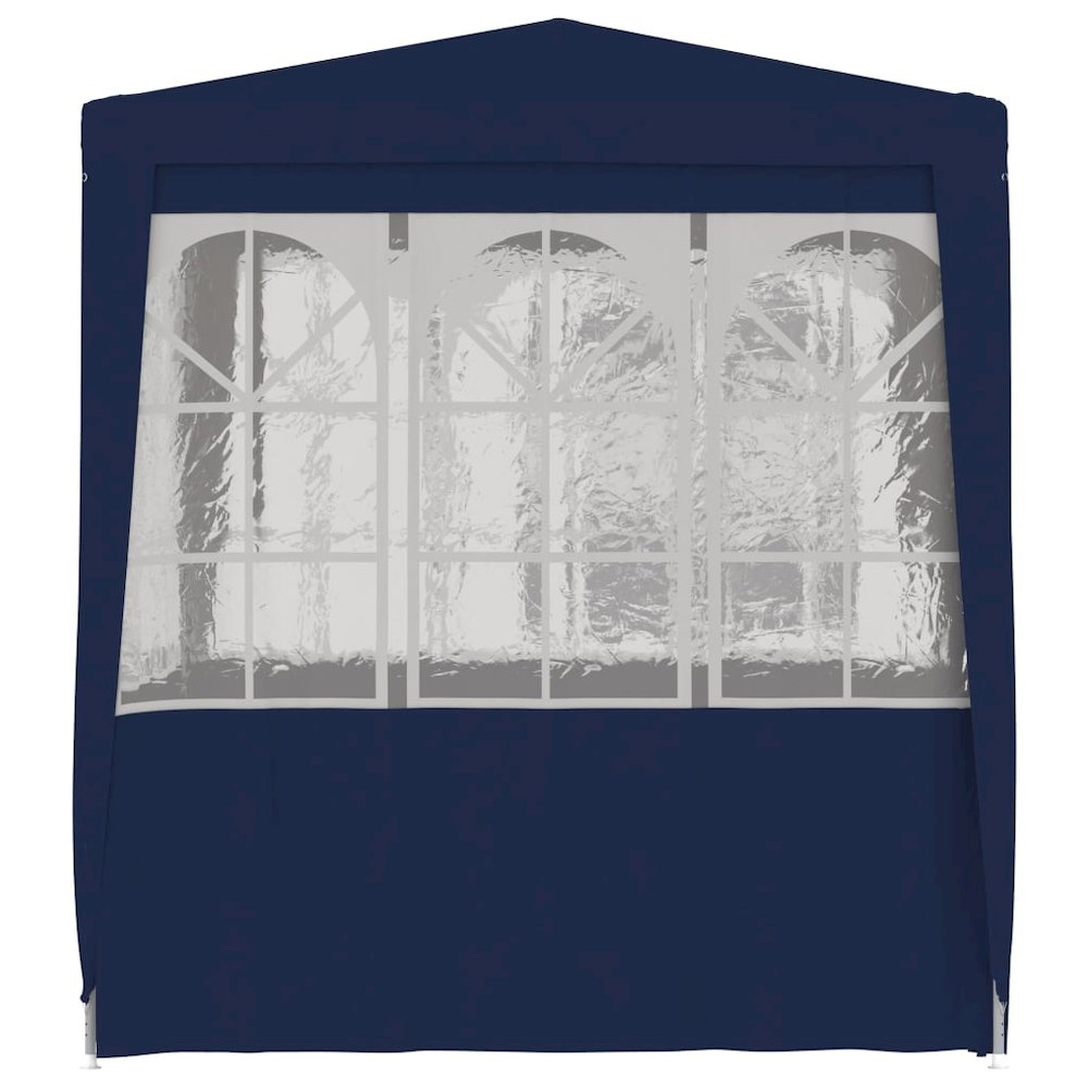 Party Tent Blue Polyethylene 8.2 x 8.2 feet Foldable Party Tent. Picture 3