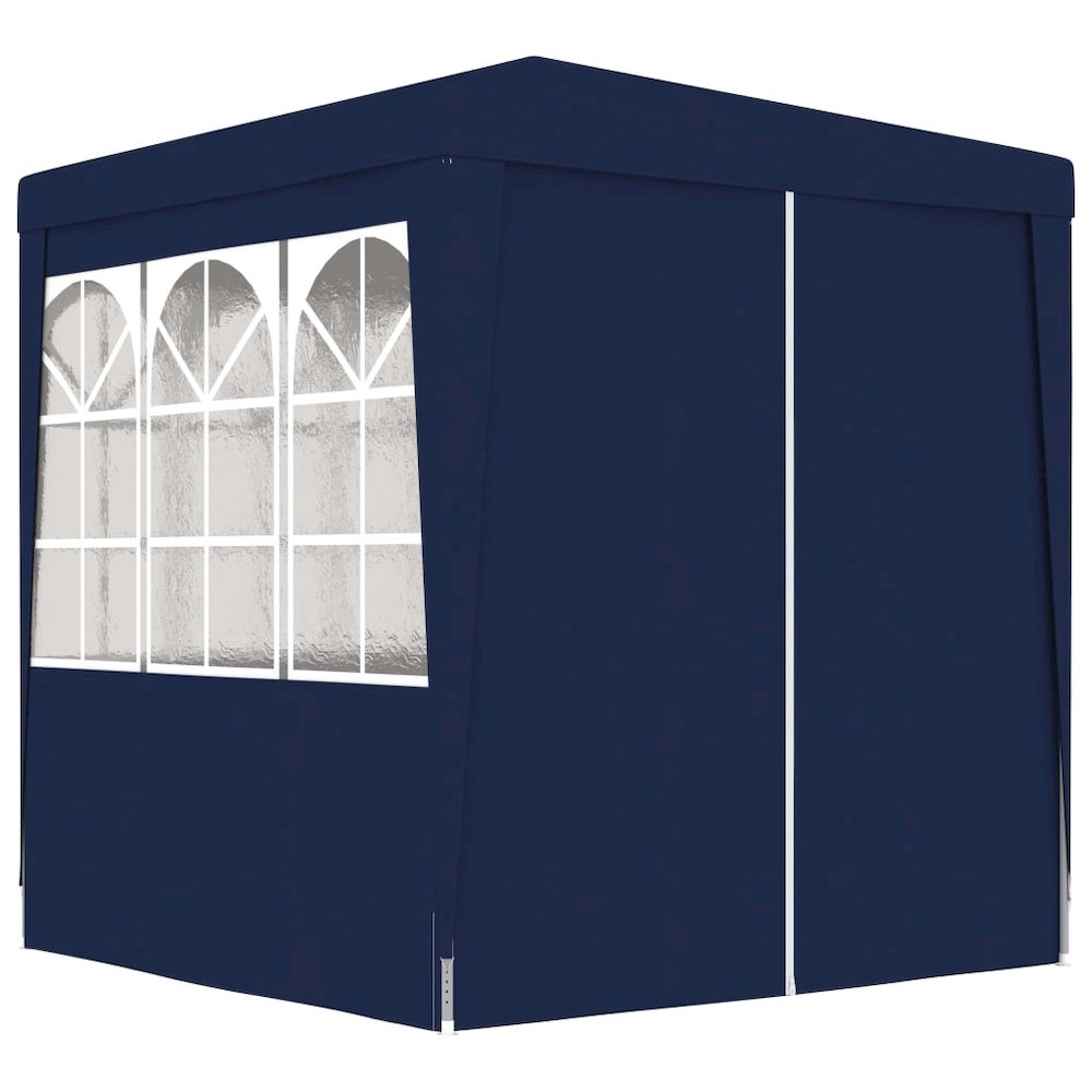 Party Tent Blue Polyethylene 8.2 x 8.2 feet Foldable Party Tent. Picture 4