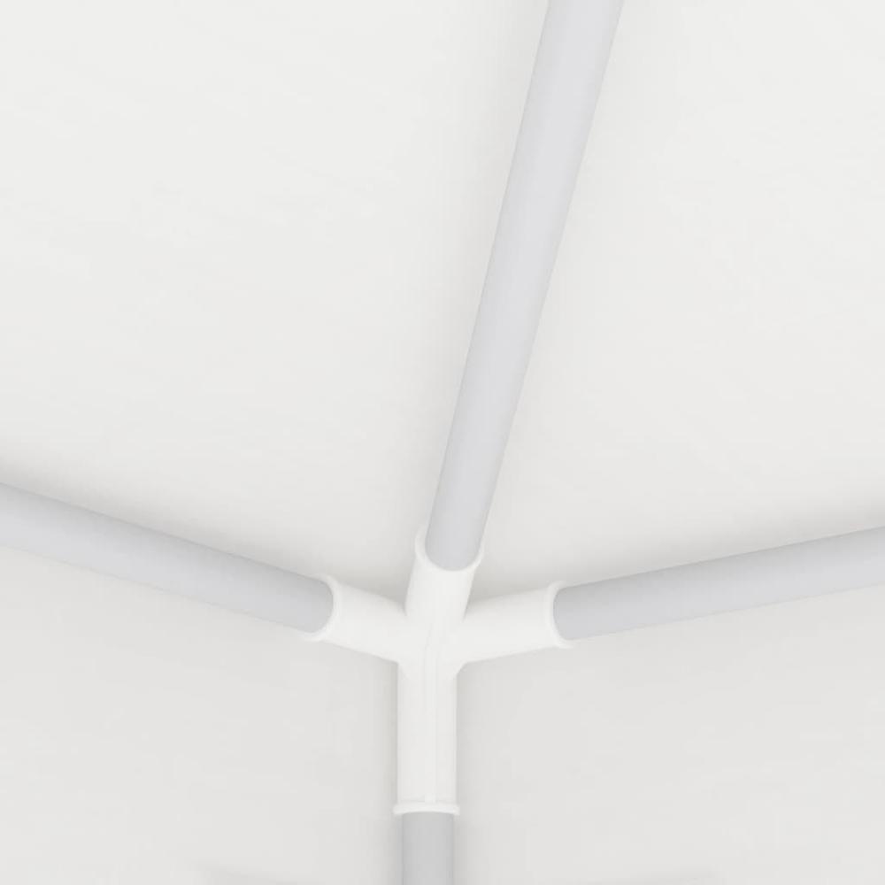 vidaXL Party Tent with 4 Mesh Sidewalls 13.1'x13.1' White. Picture 5