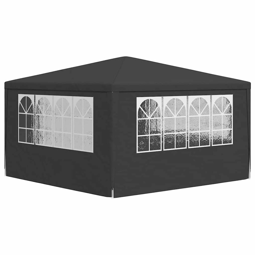 Party Tent Anthracite Polyethylene, Steel 13.1 x 13.1 ft. Picture 7